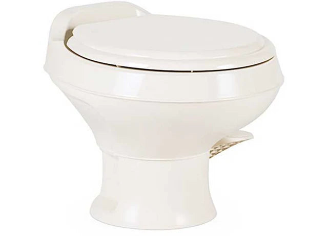 Dometic 9610008284 421 Platinum Low-Profile RV Toilet, Bone