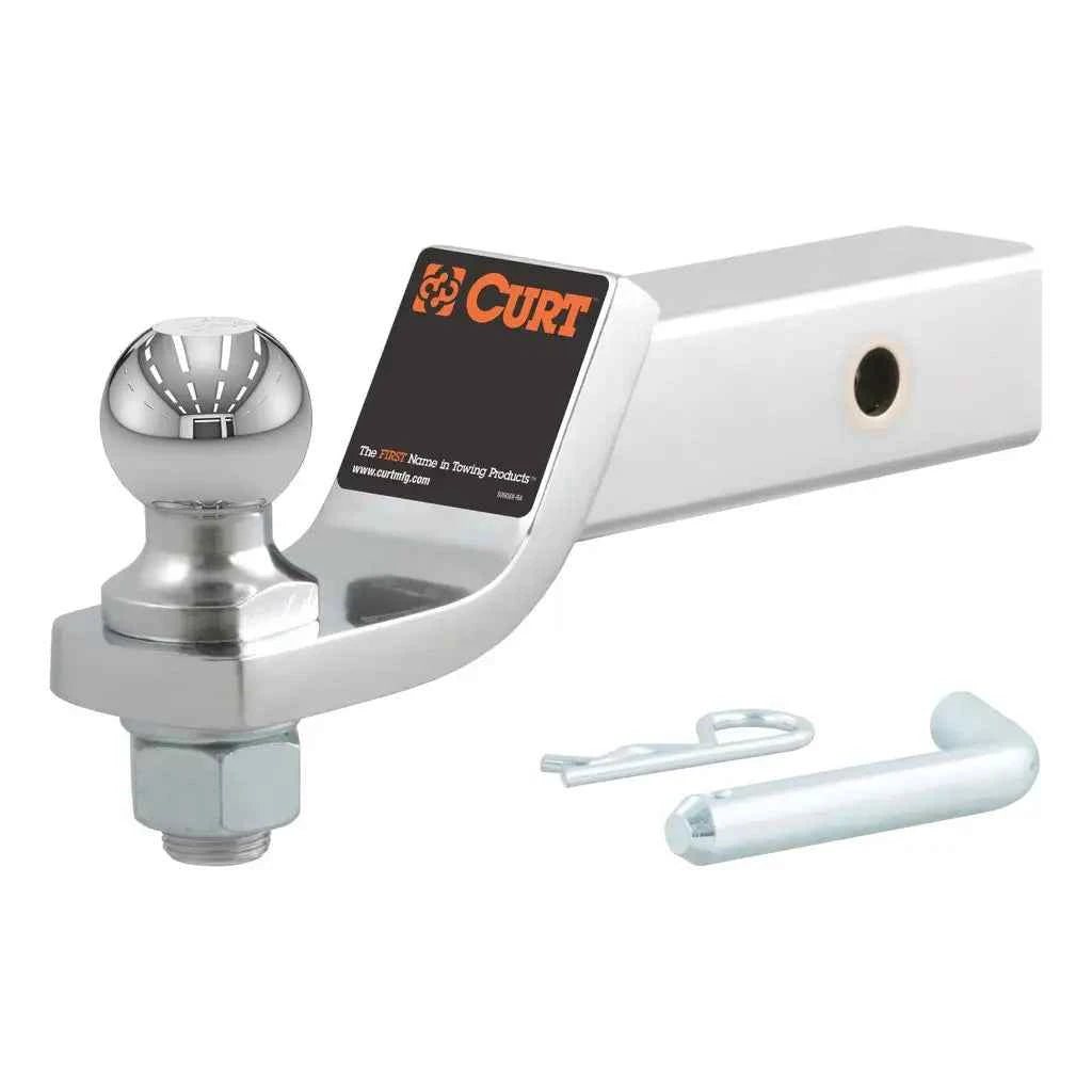 CURT 45293 Chrome Loaded Ball Mount with 1-7/8-in Ball