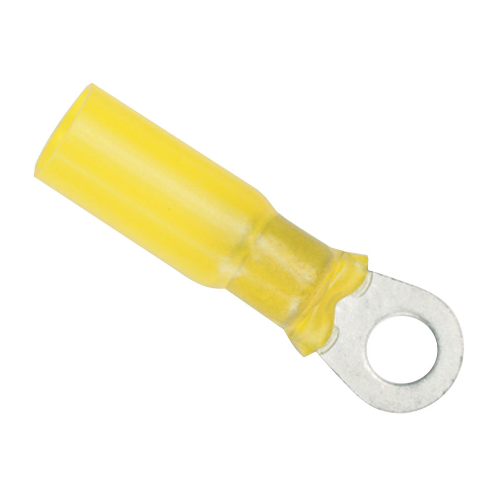 Ancor 312499 12–10 AWG Heat Shrink Ring Terminals, 1/4 in, 100