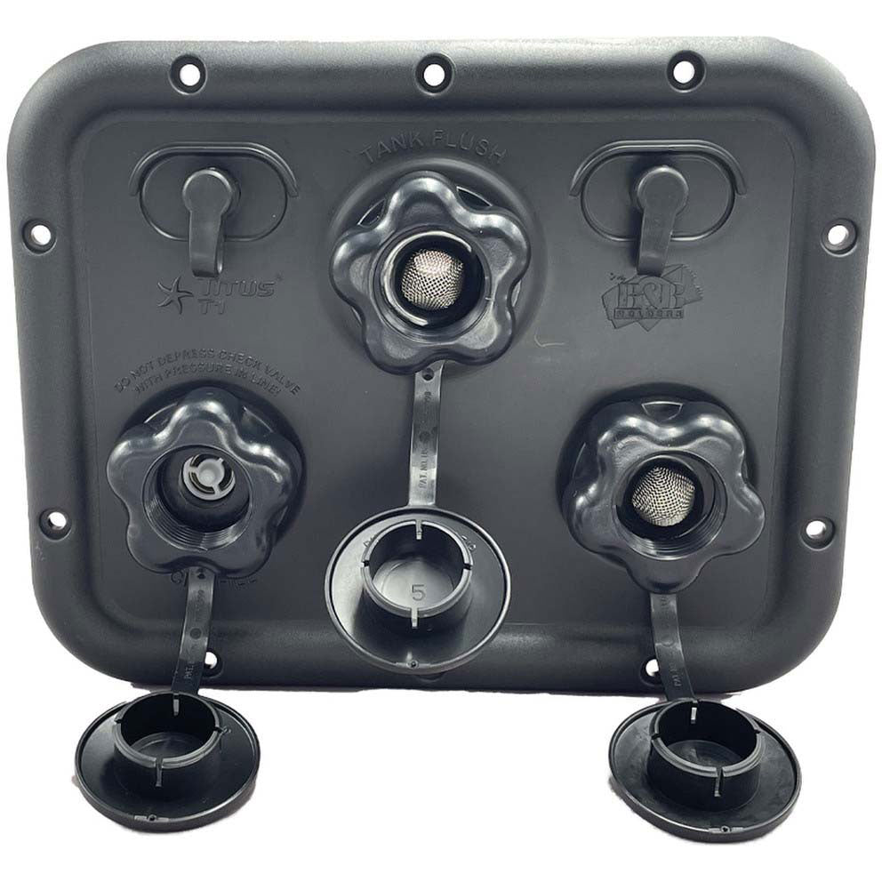 B&B Molders 94347 Titus T1 H2O Water Management Panel, Black — view 2