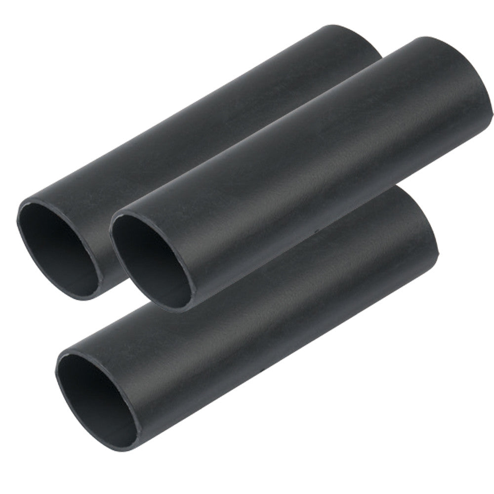 Ancor 326124 Black Battery Cable Heat Shrink, 3/4 x 12 in, 3 Pack