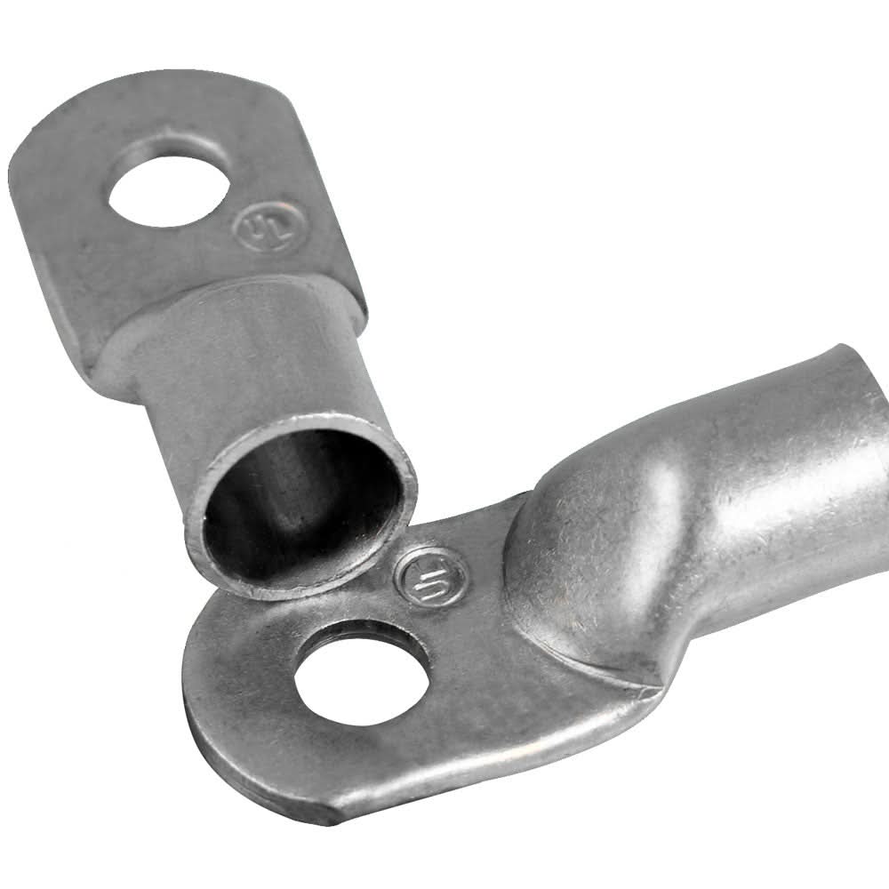 Ancor 242256 4 AWG Tinned Copper Lugs, 3/8 in, 25 Pack