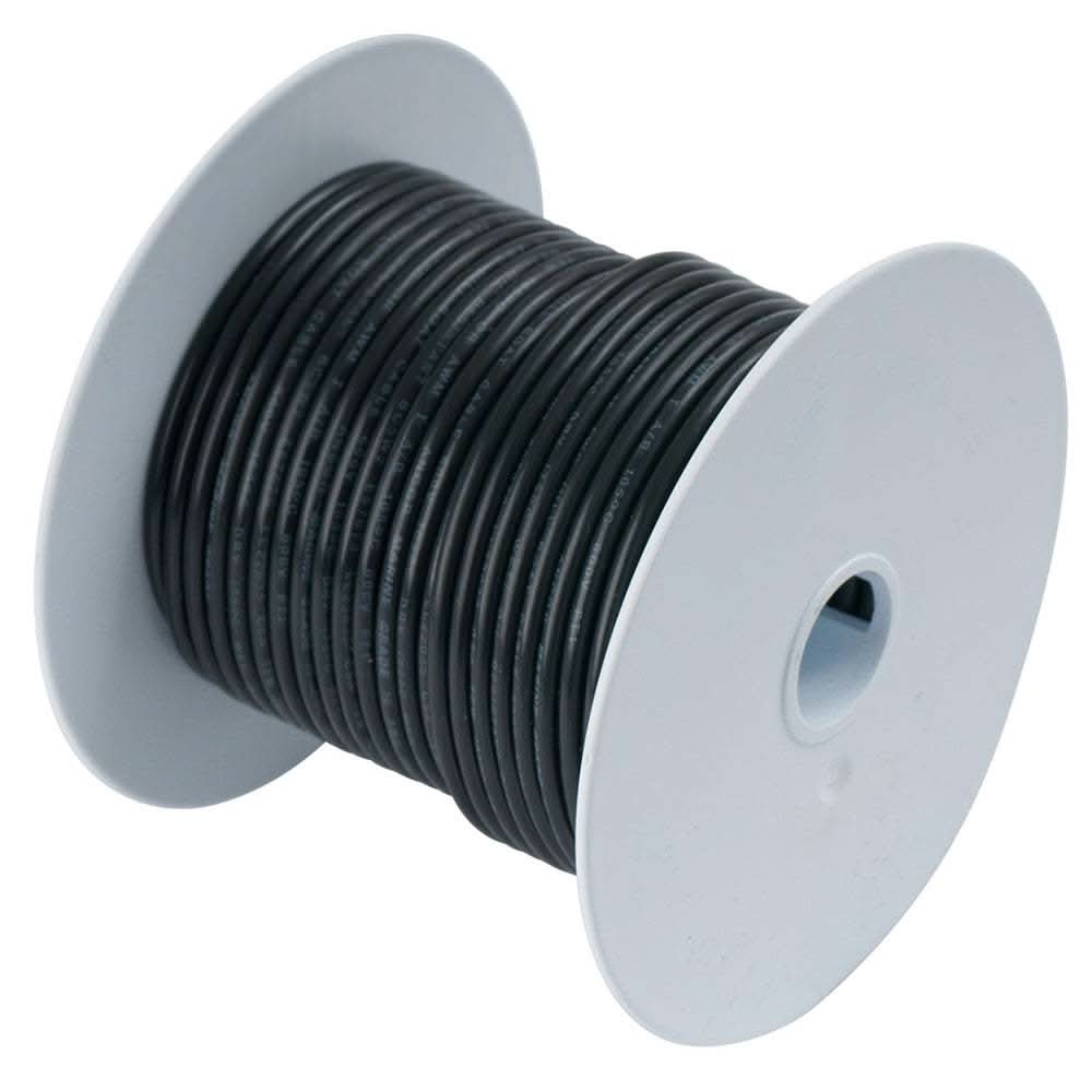 Ancor 116005 Black 1/0 AWG Tinned Copper Battery Cable, 50 ft