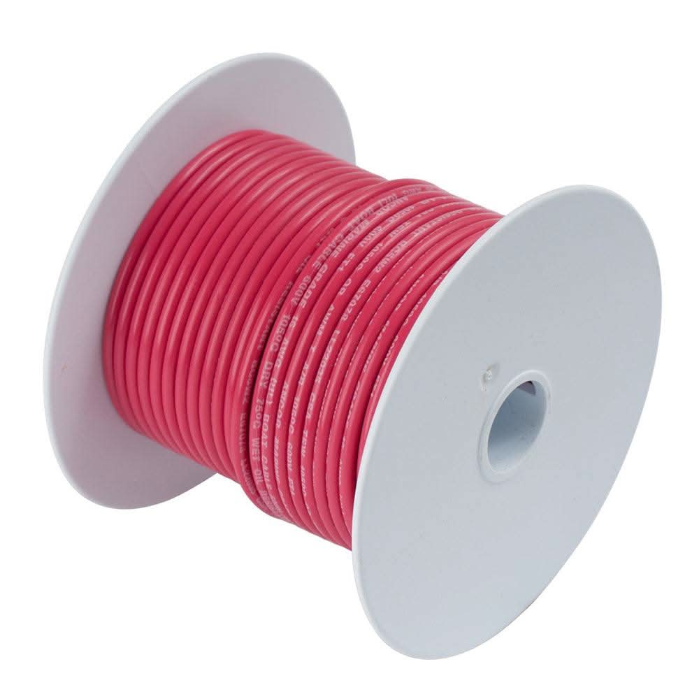 Ancor 116505 Red 1/0 AWG Tinned Copper Battery Cable, 50 ft