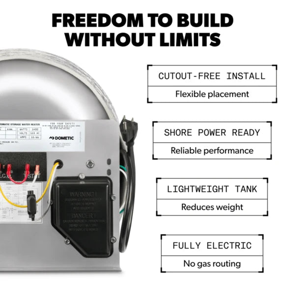 Dometic 9610008459 WH-6EA 6-Gallon Electric RV Water Heater — view 5