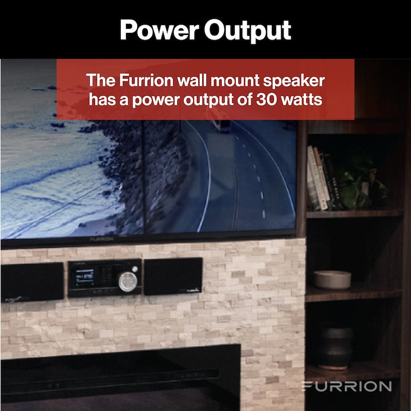 Furrion FS65W Altavoz de techo impermeable de 6.5" – 15W RMS, blanco