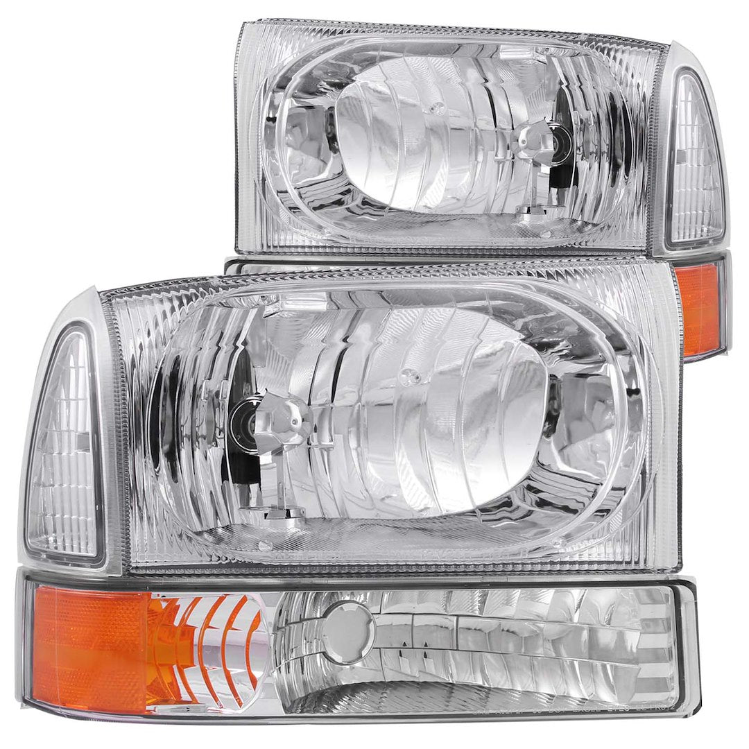 ANZO USA Crystal Clear Reflector Beam Halogen Sealed Beam Headlight Assembly 111081 - image 1