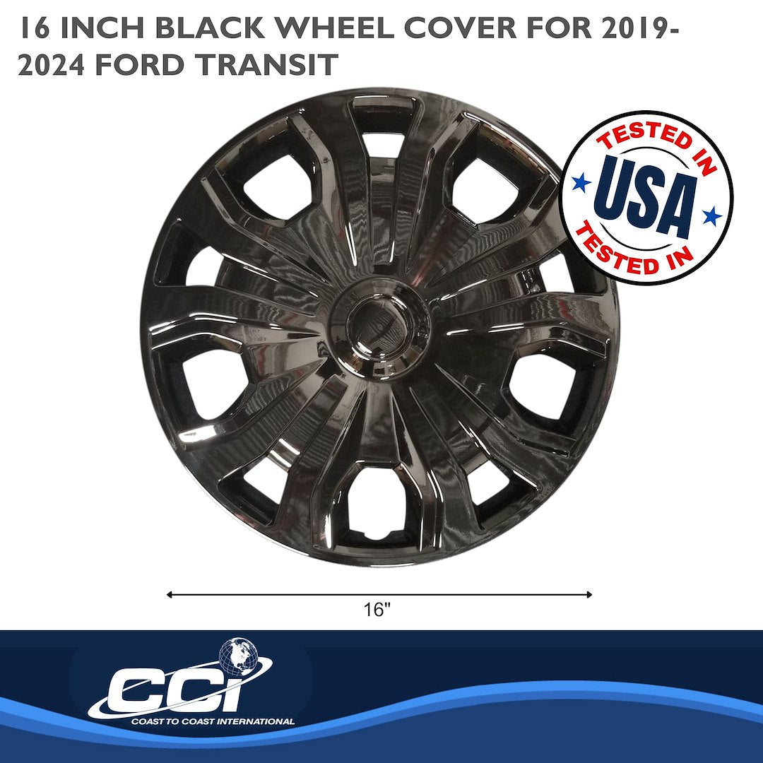 Coast To Coast 54316BLK Transit Black Split-Spoke Covers - image 2