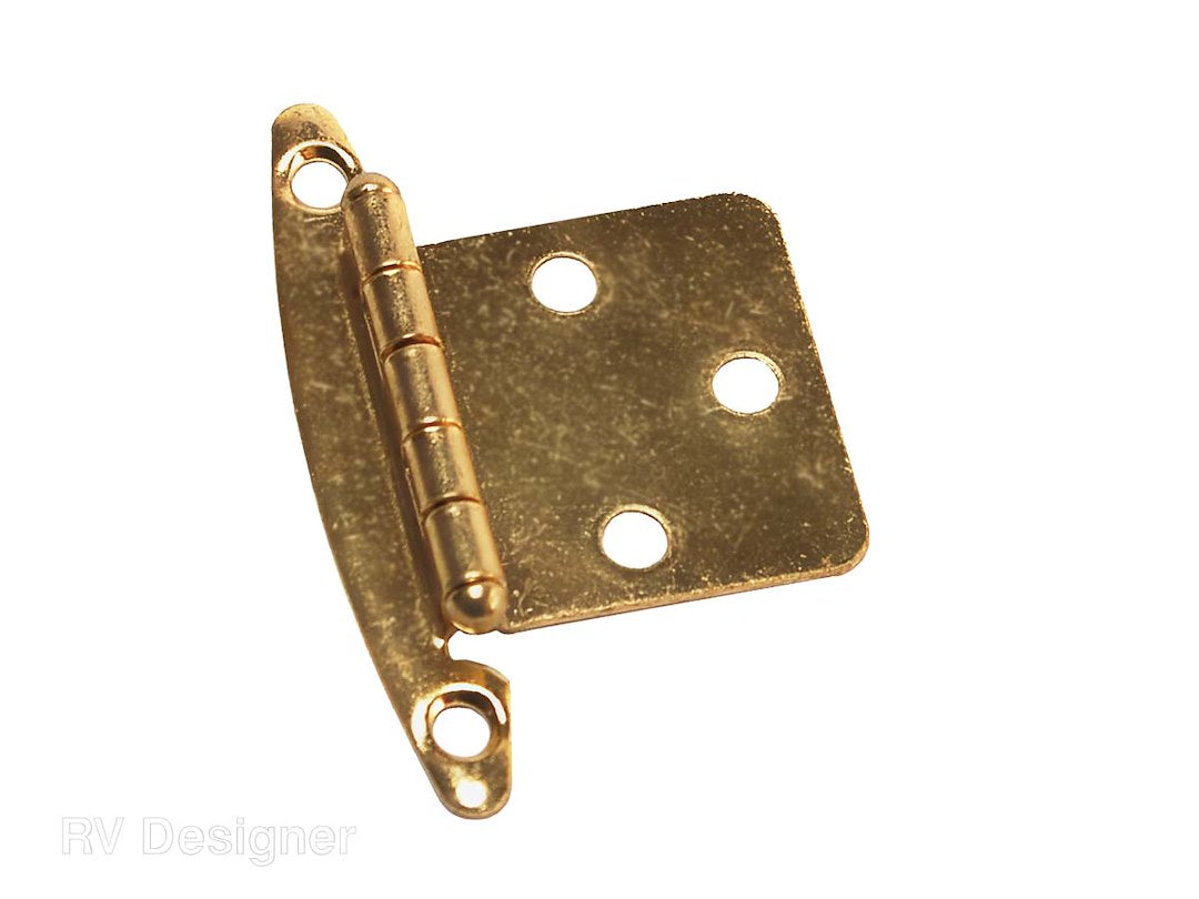 RV Designer Door Hinge (H239) – Material: Brass