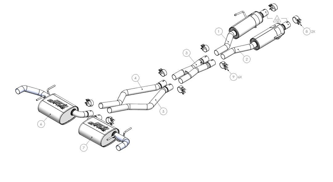 Borla 140955 Exhaust System Kit - image 2