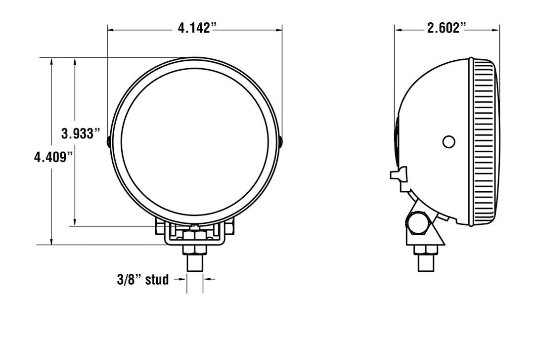 KC Hilites 0490 Rally 400 Halogen Light System