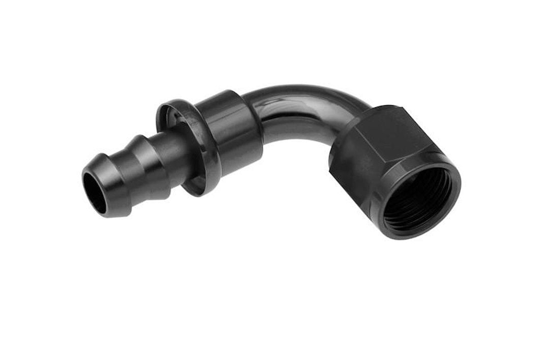 Redhorse 2090-08-2 Black -8 AN Push Loc Hose End