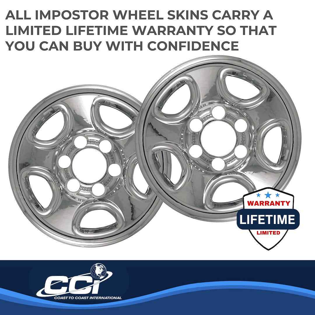 Coast To Coast IMP08X Chrome Silverado Impostor Wheel Skins