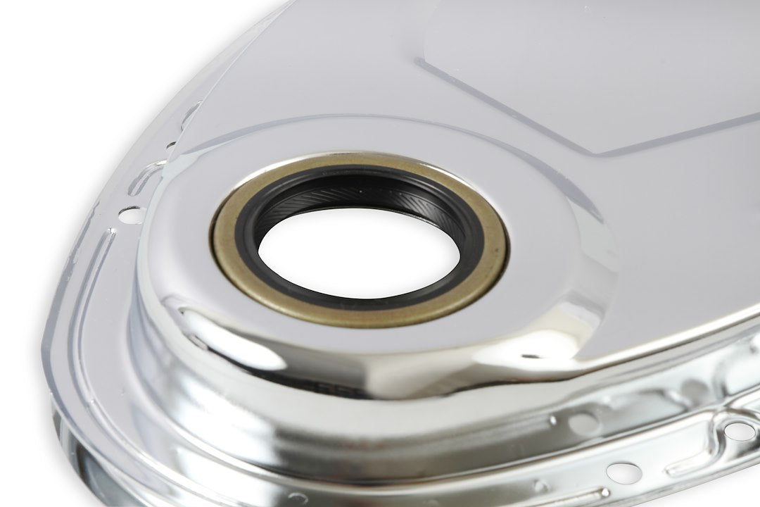 Mr. Gasket 4590 Chrome Small-Block Chevrolet Timing Cover