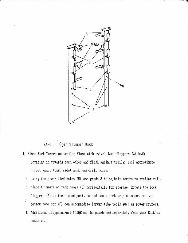 Rack-Em Ra-6 Tool Organizer - image 4