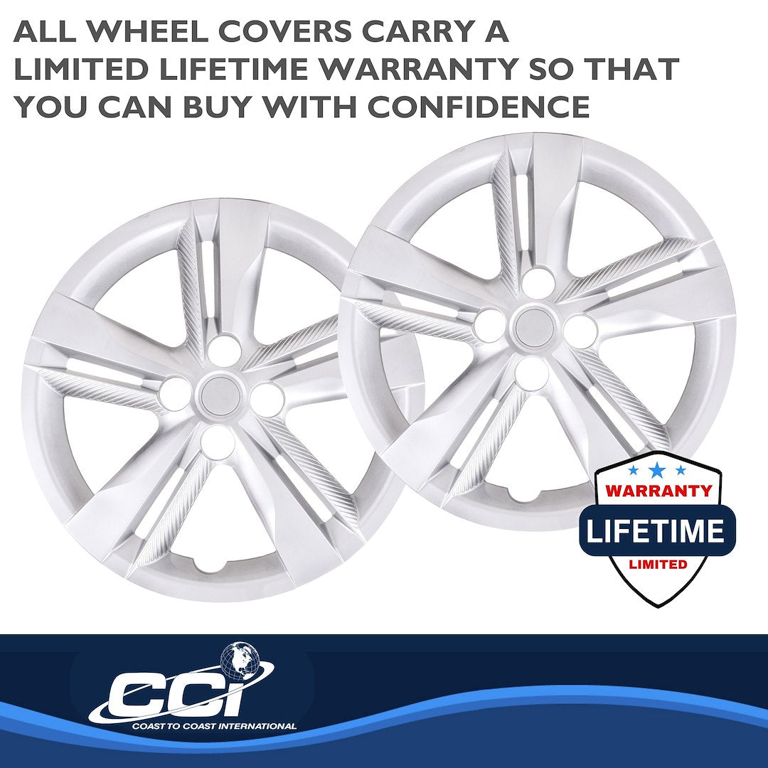 Coast To Coast 55216S Silver Kicks Wheel Covers, 16-Inch - image 3