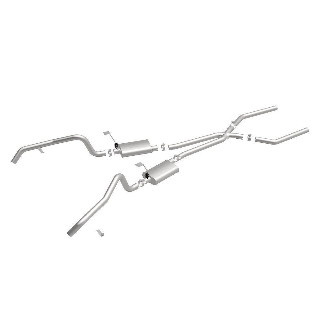MagnaFlow 15896 Dual Crossmember-Back Exhaust Kit with Tru-X