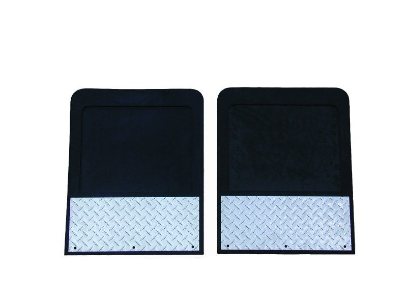 Go Industries D70764SET Diamond Tread Mud Flaps, Pair
