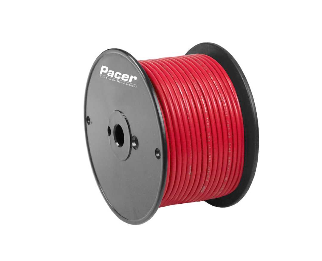 Pacer Marine Wul18rd-100 PVC-Insulated Marine Wire