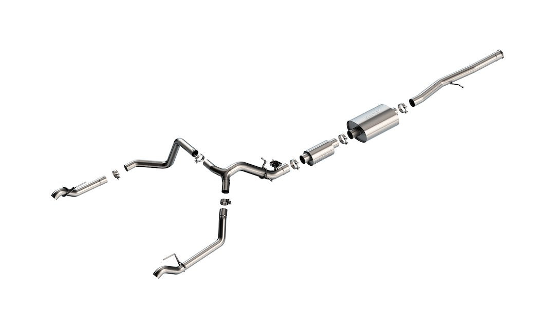 Borla S-Type Cat Back System Single Dual Exhaust System Kit 140993 - image 1