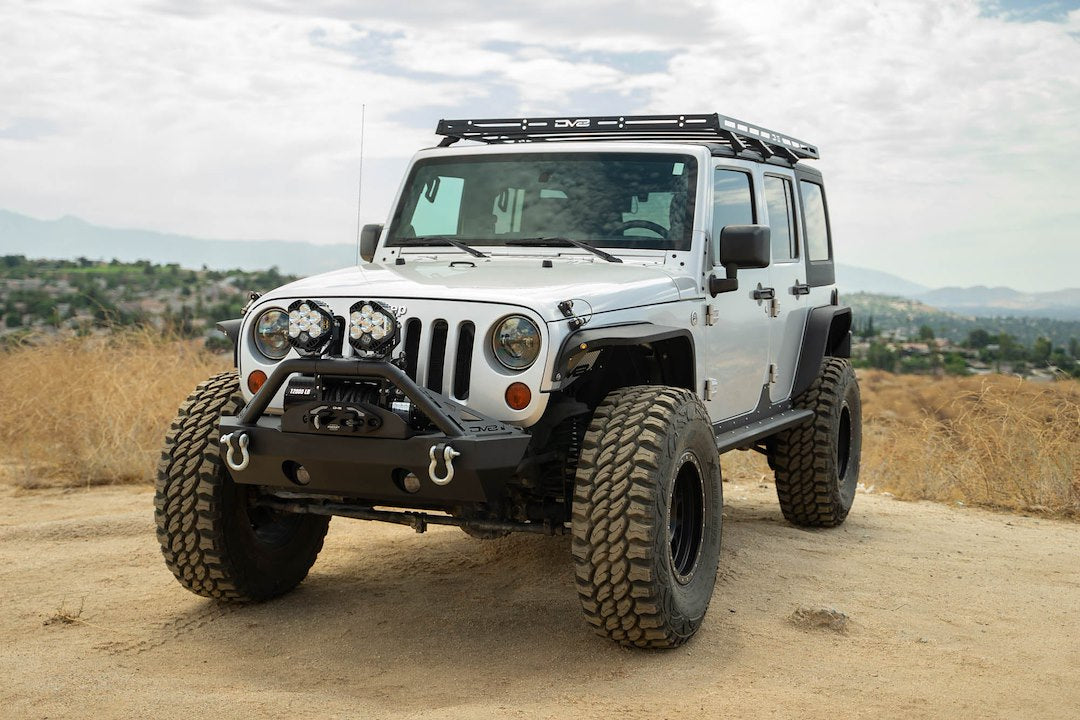 DV8 Offroad FBJL-05 Modular Steel Jeep Bumper