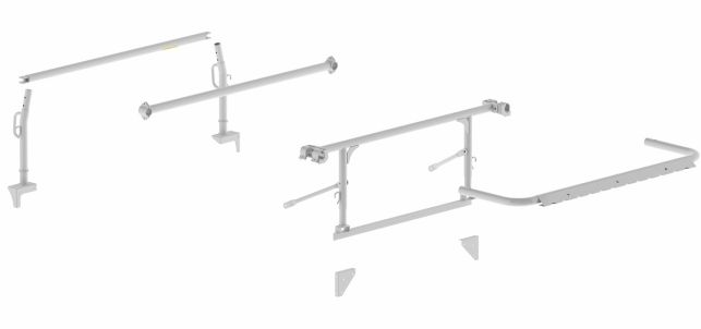 Holman 12004w Pro Rack Leg and Crossbar Kit