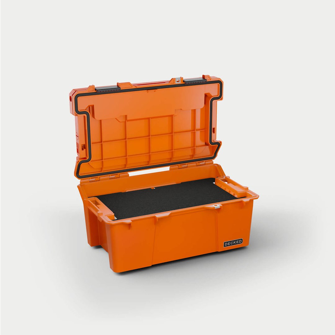 Decked A0010-SIXR-ORG Sixer 16 Blaze Orange Organizer
