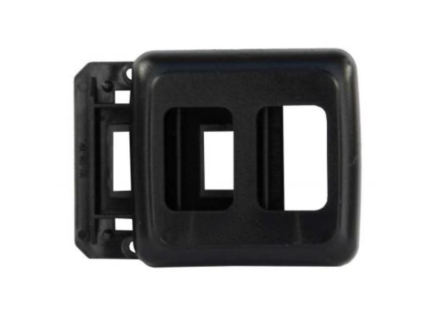 JR Products Multi Purpose Switch Faceplate (12315) – Color: Black