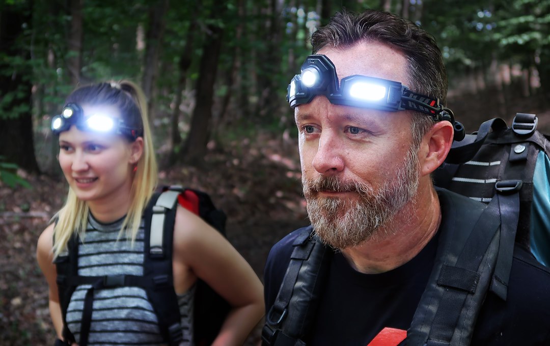 STKR Concepts 00387 FLEXIT Headlamp Pro 6.5, 650 Lumens