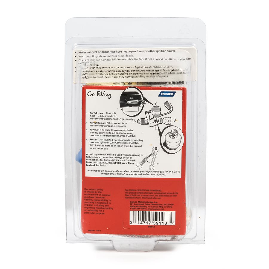 Camco 59113 Propane Supply Splitter - image 7