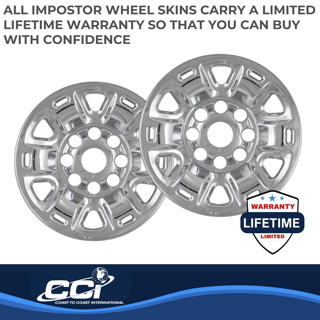 Coast To Coast IMP87X Chrome 17-Inch NV Cargo Wheel Skins - image 3