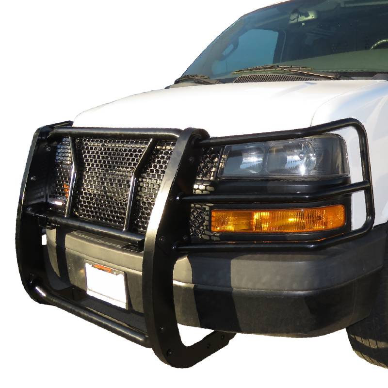 Black Horse Offroad Rugged Series Steel Grille Guard RU-GV02MA-B - image 4