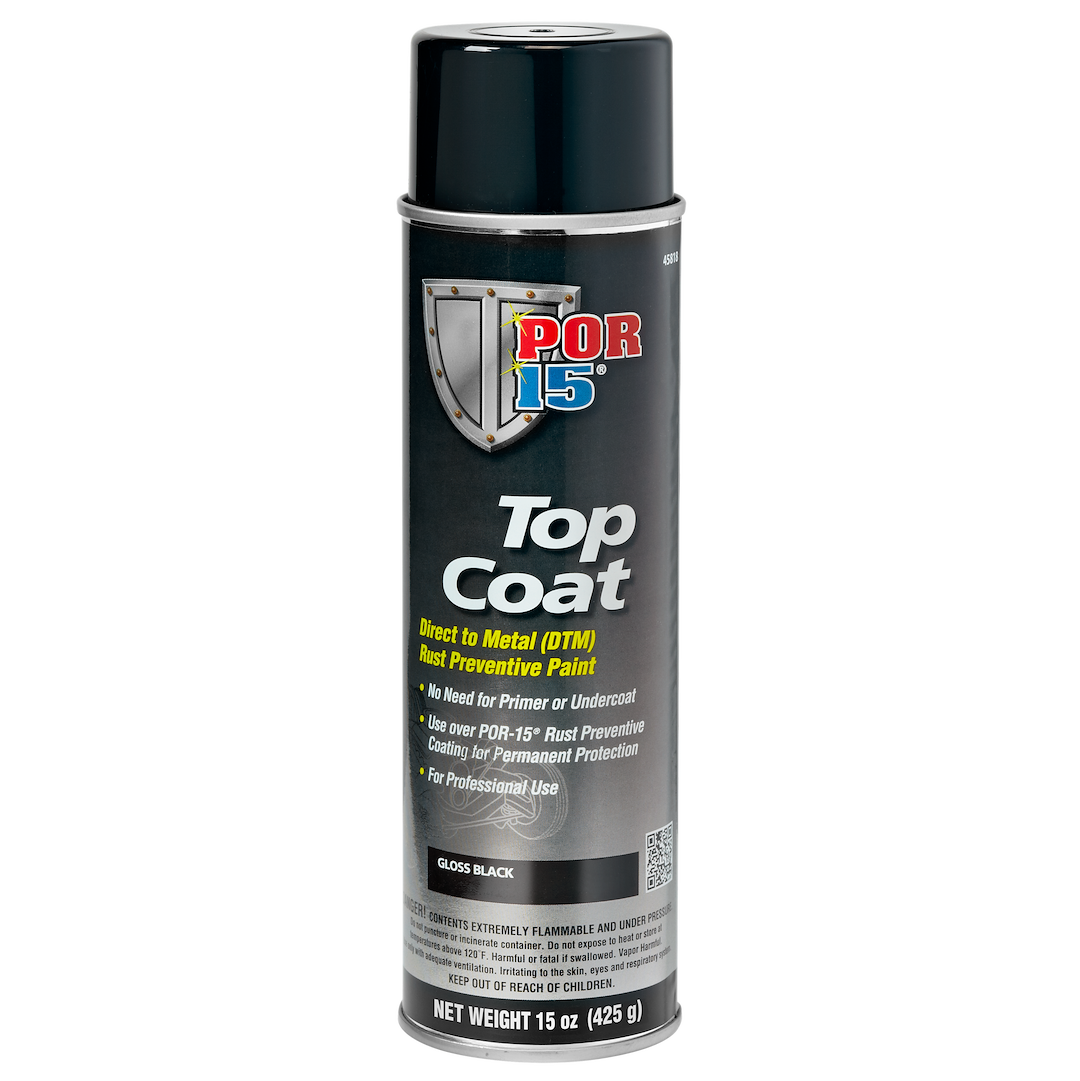 POR-15 45818 Gloss Black Aerosol Top Coat