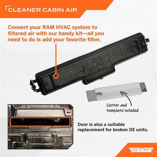 Dorman 259101 Plastic Cabin Air Filter Cover