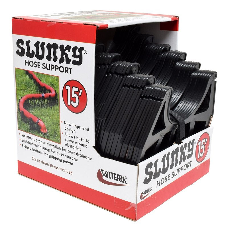 Valterra S1500 Slunky 15' RV Sewer Hose Support – Collapsible with Metal Hinges
