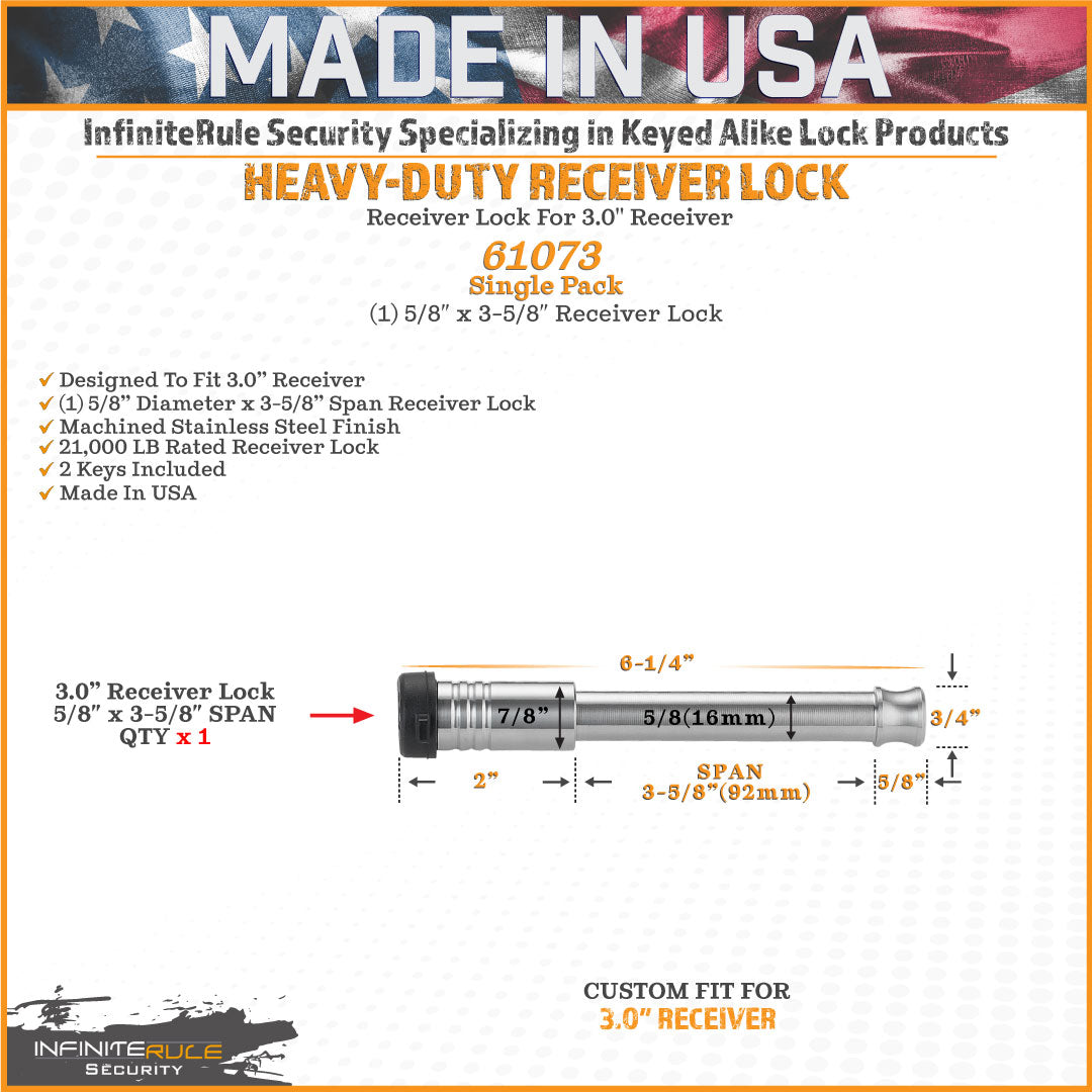 Infiniterule 61073-S Trailer Hitch Pin - image 2