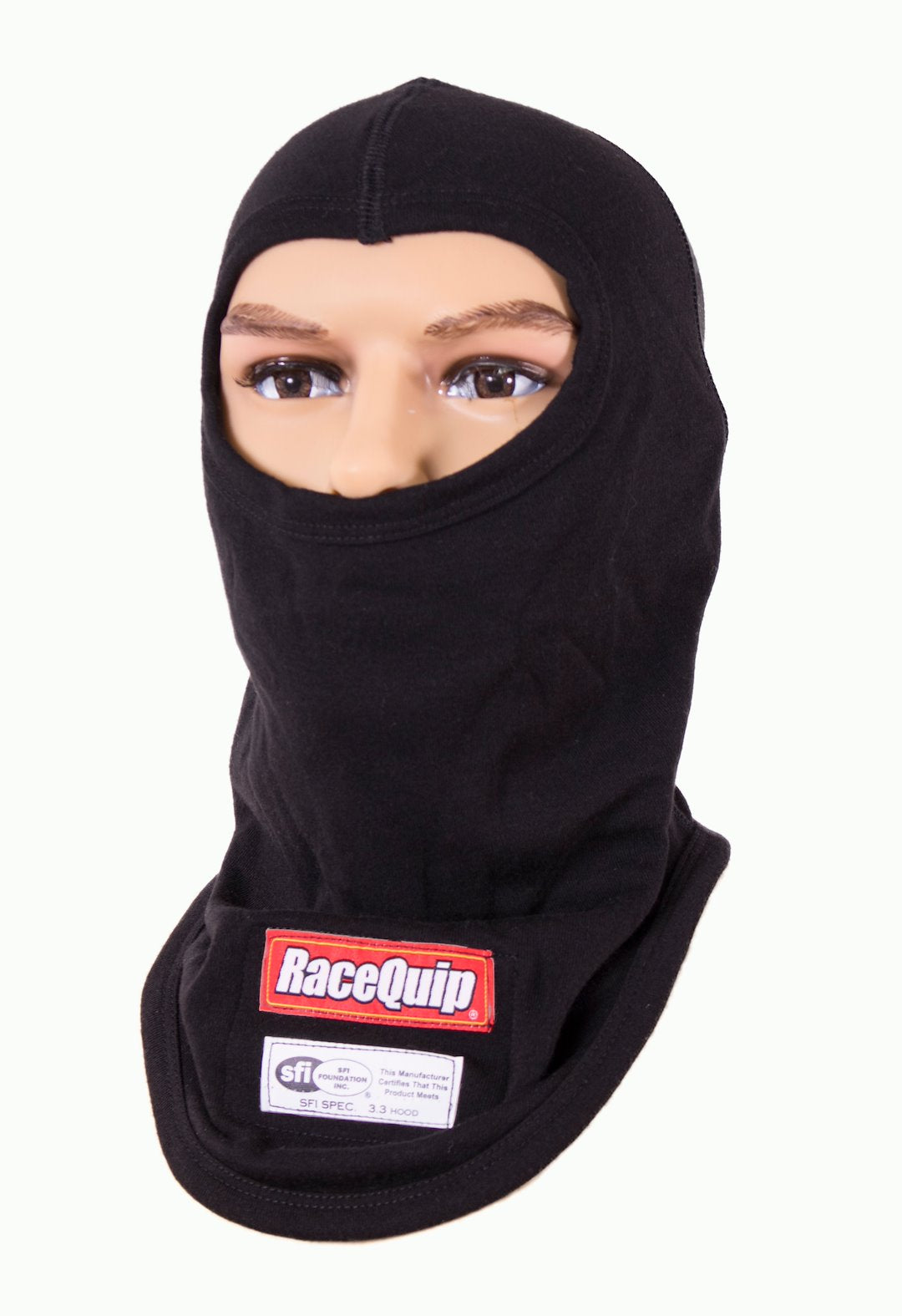 Racequip 433991 Black Single-Layer Flame-Resistant Hood
