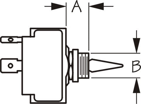 Sea Dog 420101-1 Single-Pole On/Off Toggle Switch