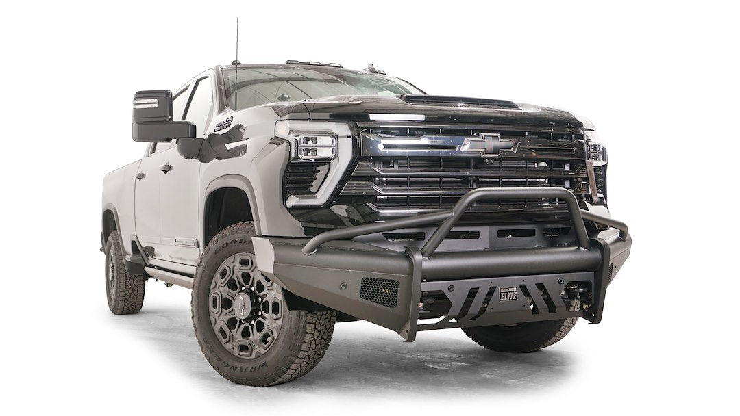 Fab Fours CH24-Q6162-1 Black Steel Elite Front Bumper