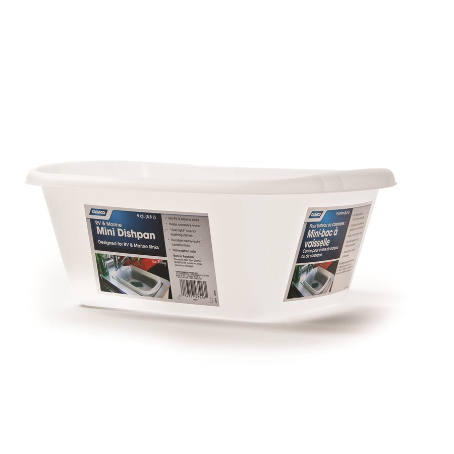 Camco Dish Pan (43516) – Hold Capacity: Holds 9 Quarts
