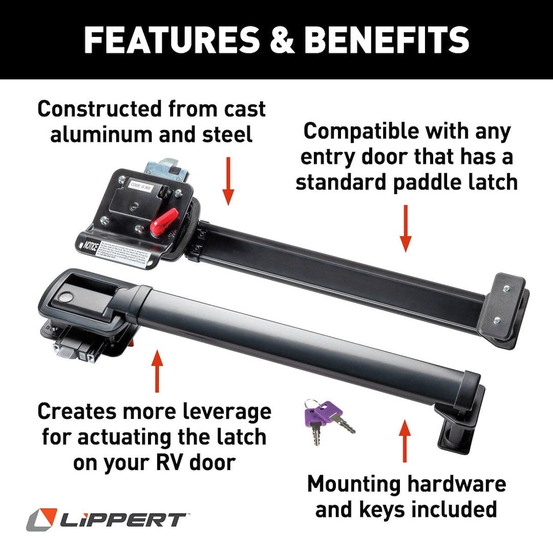 Lippert Components 2022301969 Entry Door Handle Extension - image 2