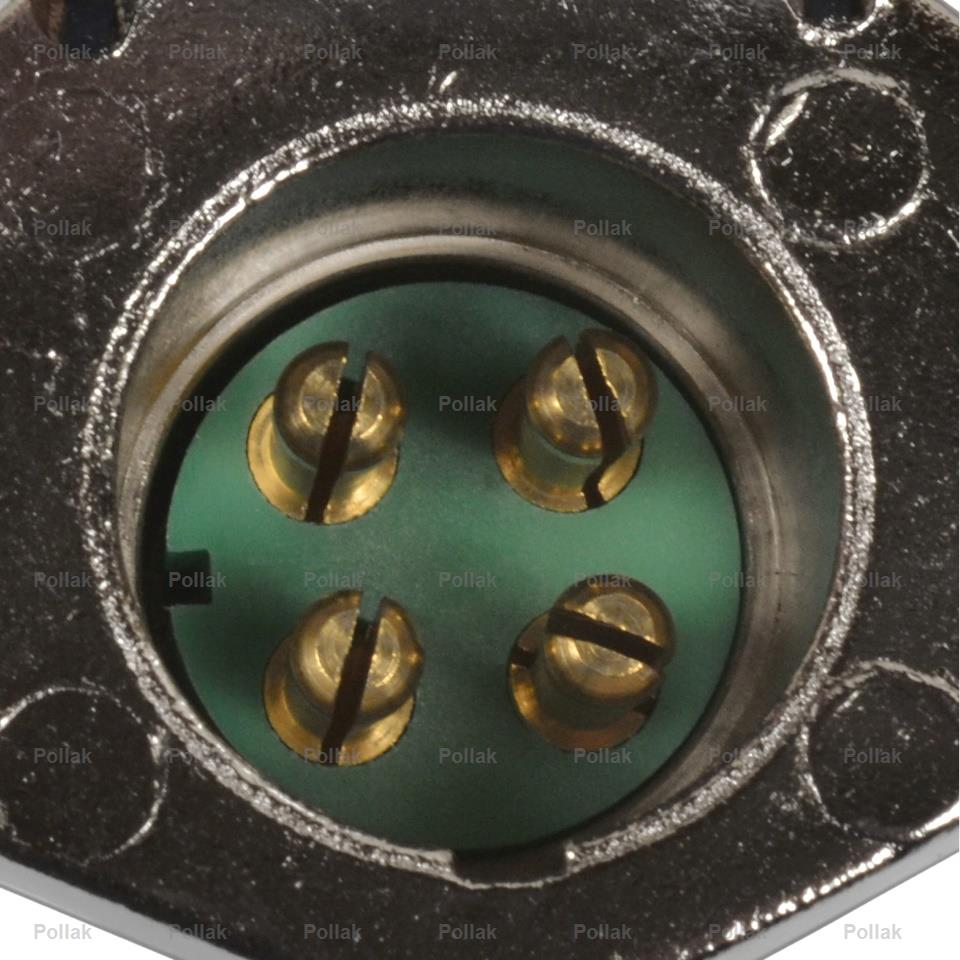 Pollak Semi-universal 4 Round Trailer Wiring Connector (11408P)