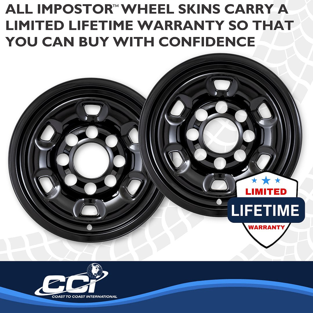 Coast To Coast IMP94BLK Gloss Black 17-Inch Wheel Skins - image 4