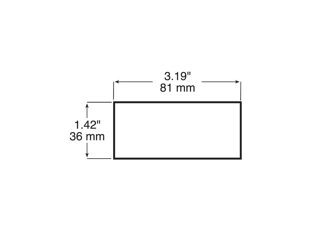 Peterson Mfg. Reflector (V483a) – Length (In): 3-1/8 Inch