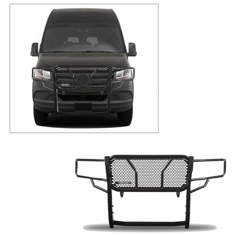 Black Horse Offroad Rugged Series Steel Grille Guard RU-DOSP19-B - image 3