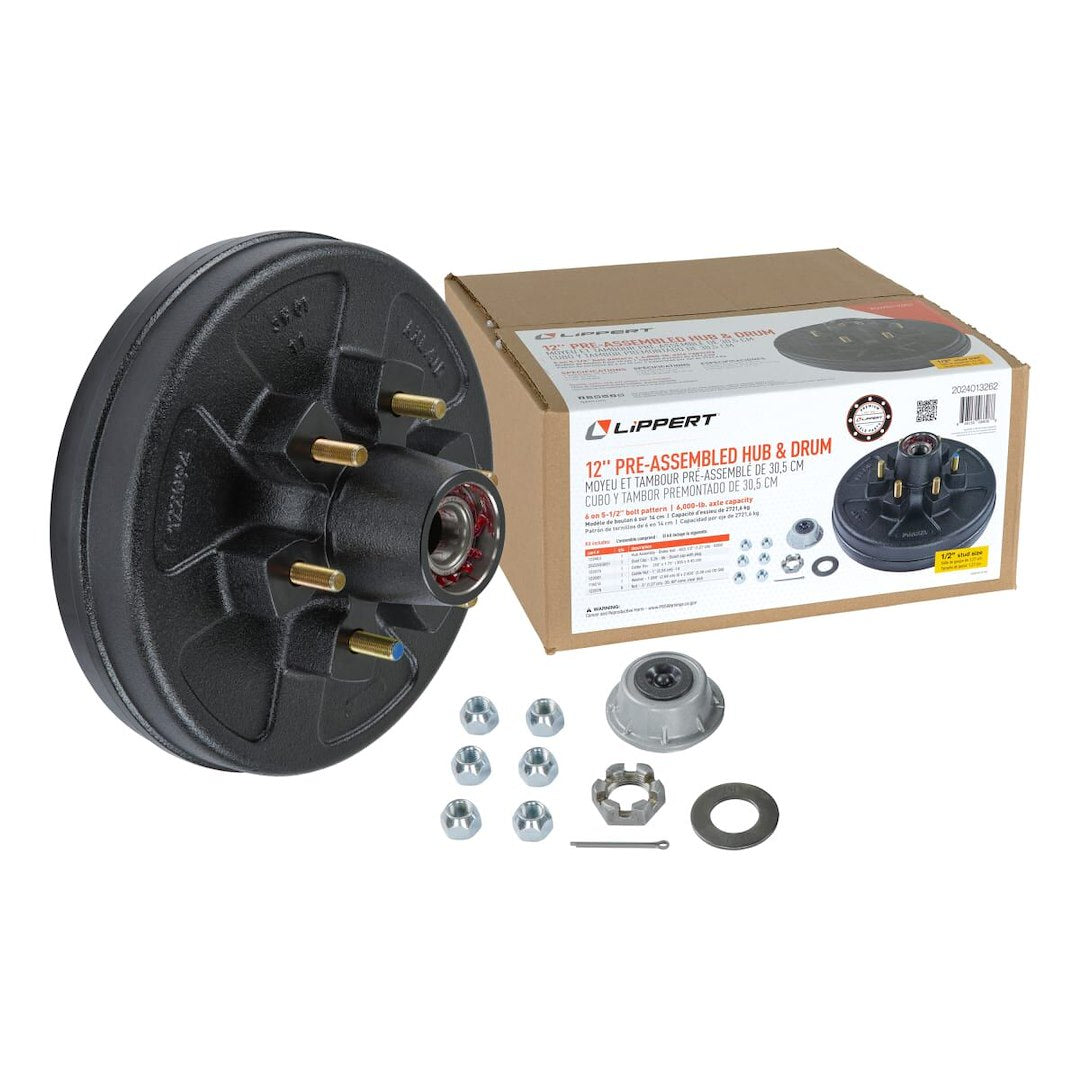 Lippert Components 2024013262 Trailer Brake Hub Assembly - image 1