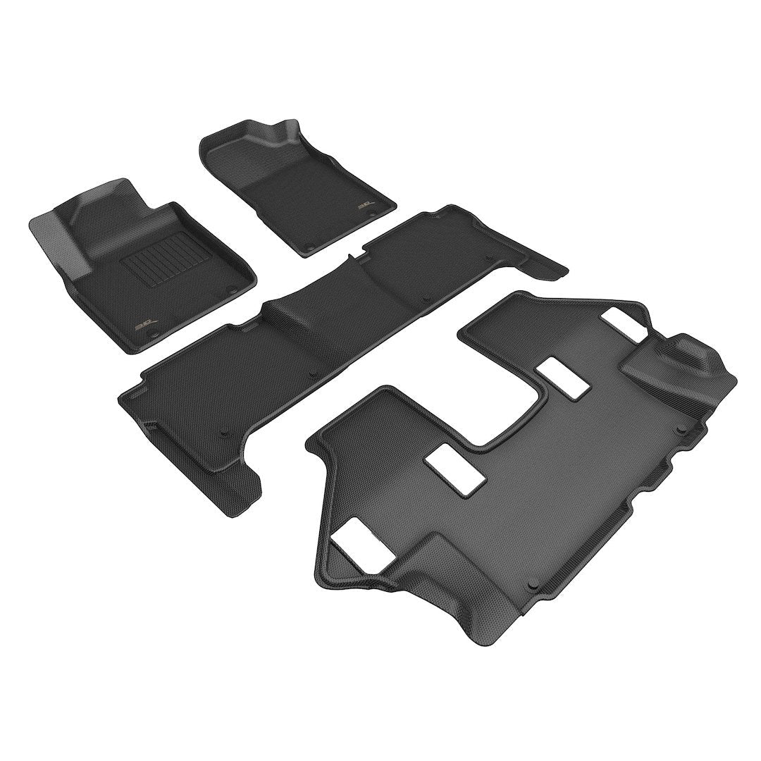 3D Mats KAGU Floor Liner Thermoplastic Rubber Of Carbon Fiber Texture L1NS14601509 - image 1