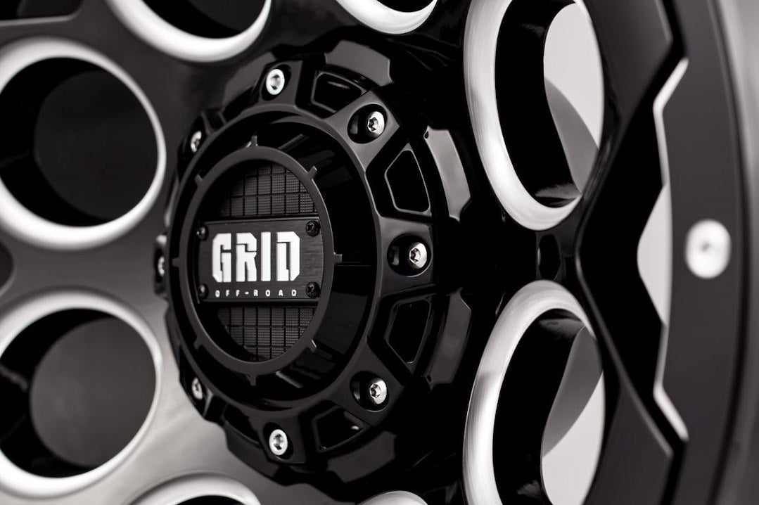 Grid Wheels GD0818090237M106 GD08 18-Inch Gloss Black Wheel
