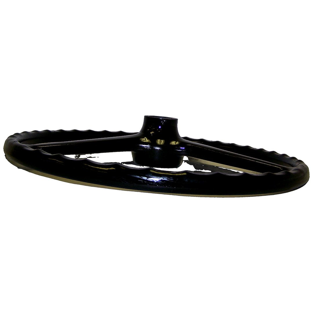 Crown Automotive 927417 17-Inch Black Three-Spoke Steering Wheel - image 2