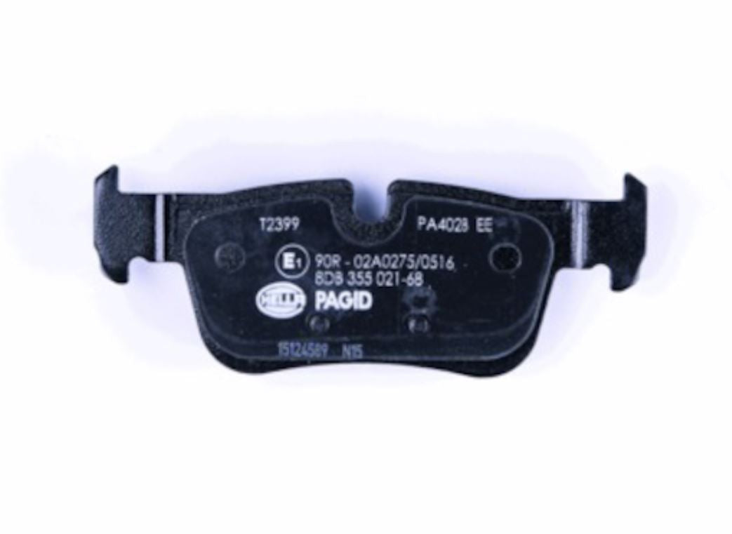 Hella Pagid 355021681 Low-Metallic Disc Brake Pad Set